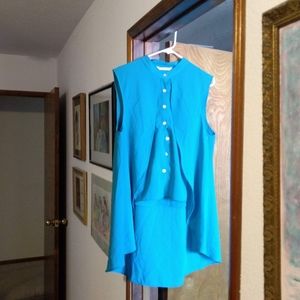 Mirella la fleur turquoise blouse, XXL, NWOT
